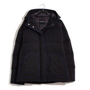 Madewell Holland Quilted Puffer Parka (black)